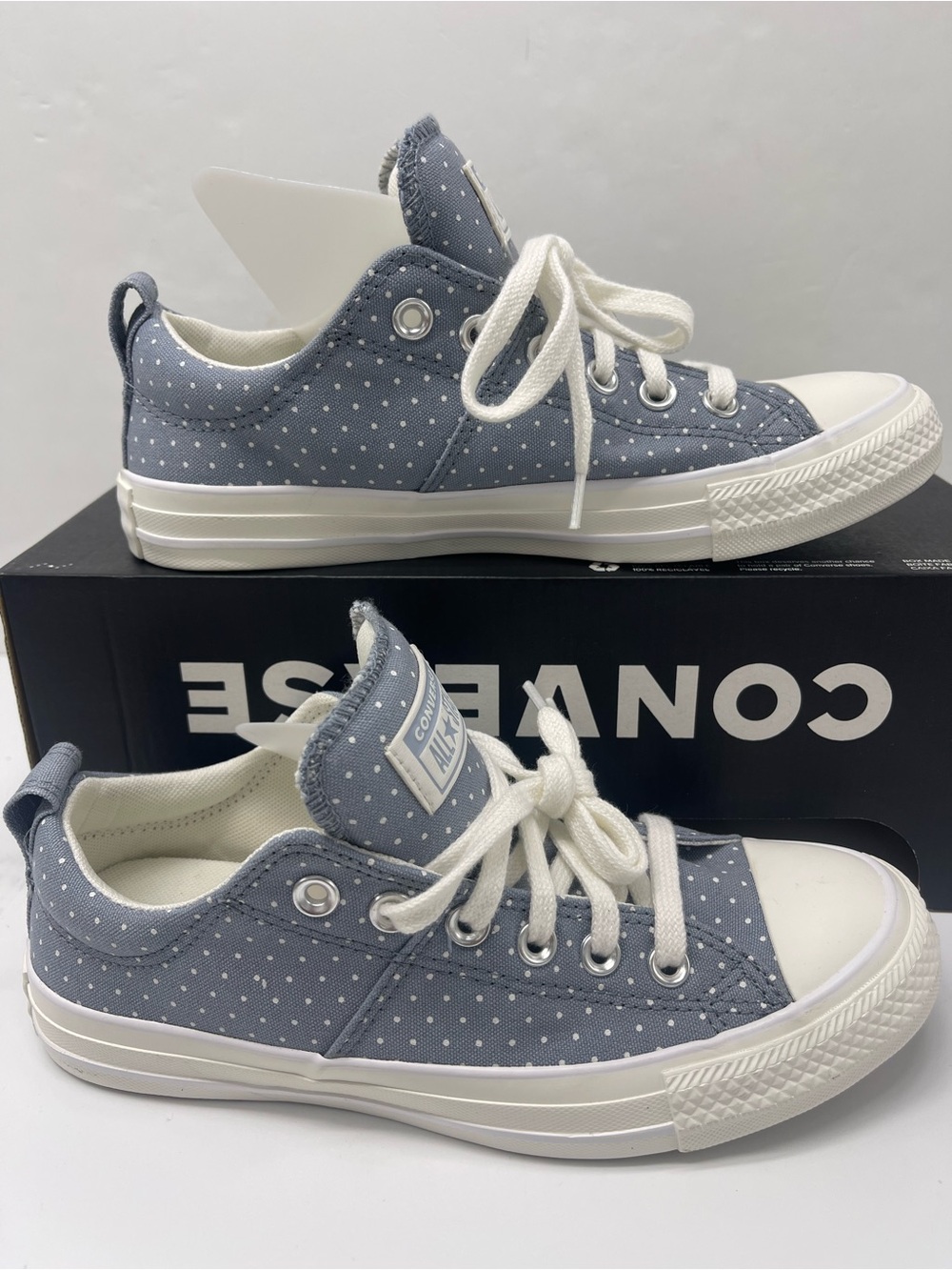 Converse WMNS CTAS MADISON OX WET STONE/VINTAGE WHITE/WHITE Sneakers Polka Dots